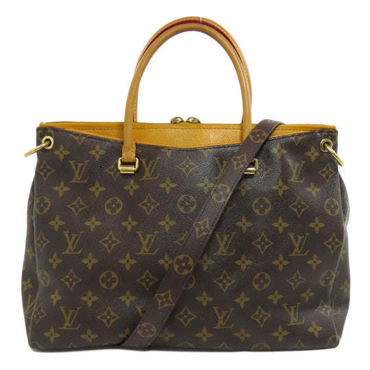 LOUIS VUITTON Tote Bag M40929 Monogram canvas Brown Pallas MM