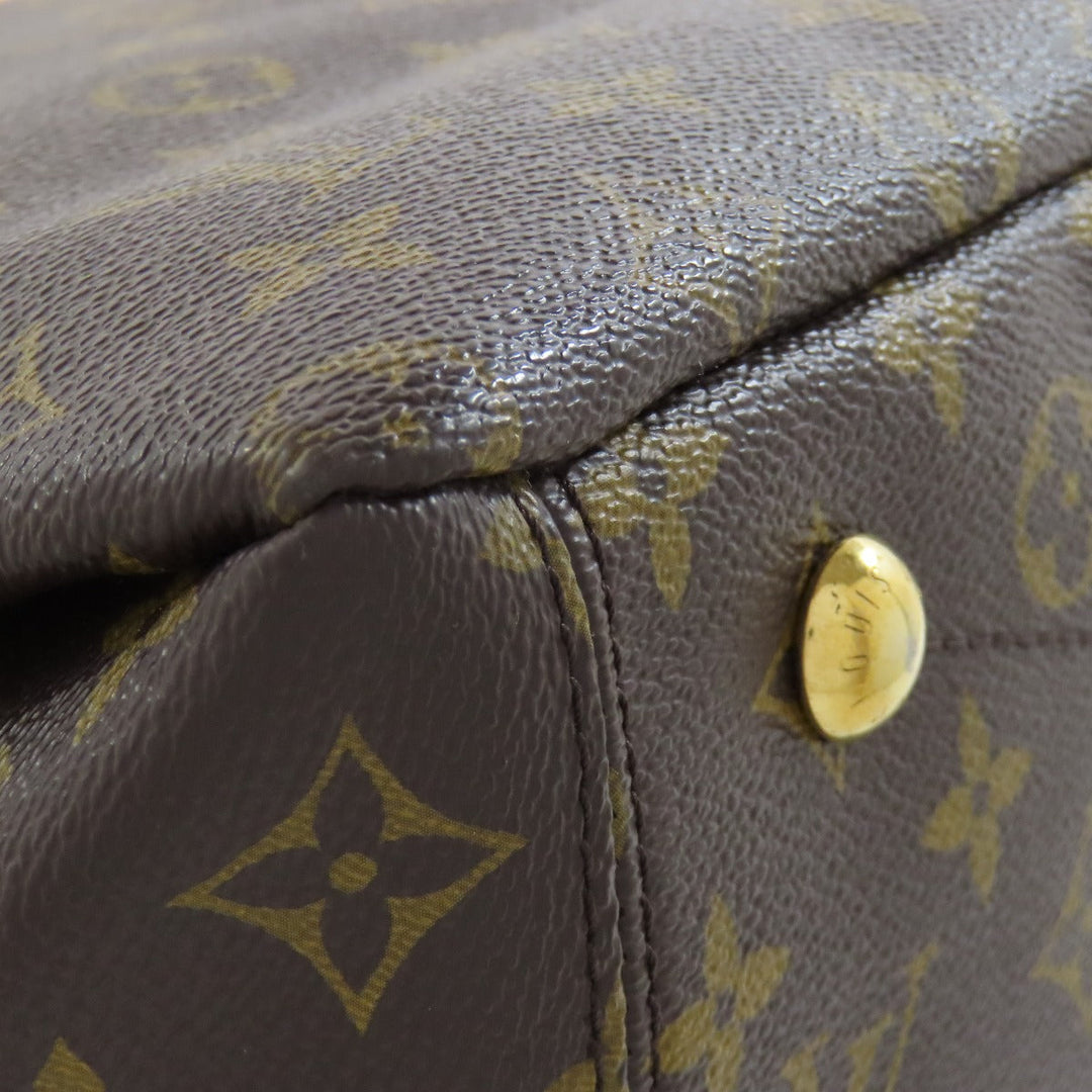 LOUIS VUITTON Tote Bag M40929 Monogram canvas Brown Pallas MM