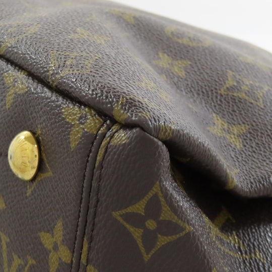 LOUIS VUITTON Tote Bag M40929 Monogram canvas Brown Pallas MM