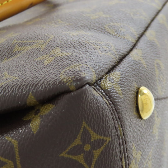 LOUIS VUITTON Tote Bag M40929 Monogram canvas Brown Pallas MM