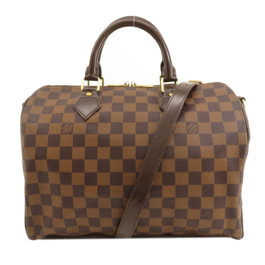 LOUIS VUITTON Boston Duffel bag N41367 Damier canvas Brown Speedy Bandouliere 30 Damier Ebene