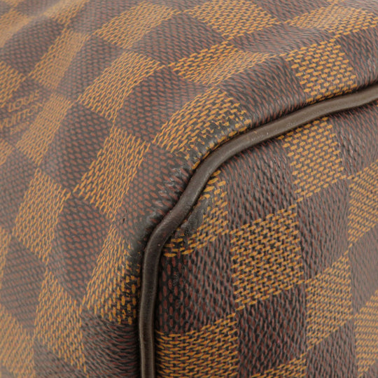 LOUIS VUITTON Boston Duffel bag N41367 Damier canvas Brown Speedy Bandouliere 30 Damier Ebene