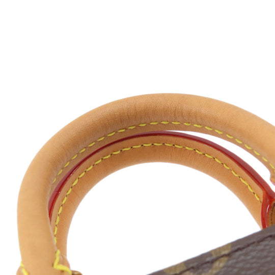 LOUIS VUITTON Shoulder Bag M69442 Monogram canvas Brown Petite Sac Plat Monogram Women Used Authentic
