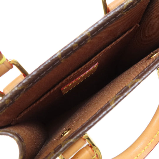 LOUIS VUITTON Shoulder Bag M69442 Monogram canvas Brown Petite Sac Plat Monogram Women Used Authentic