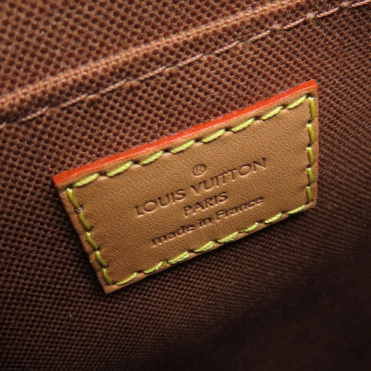 LOUIS VUITTON Shoulder Bag M69442 Monogram canvas Brown Petite Sac Plat Monogram Women Used Authentic
