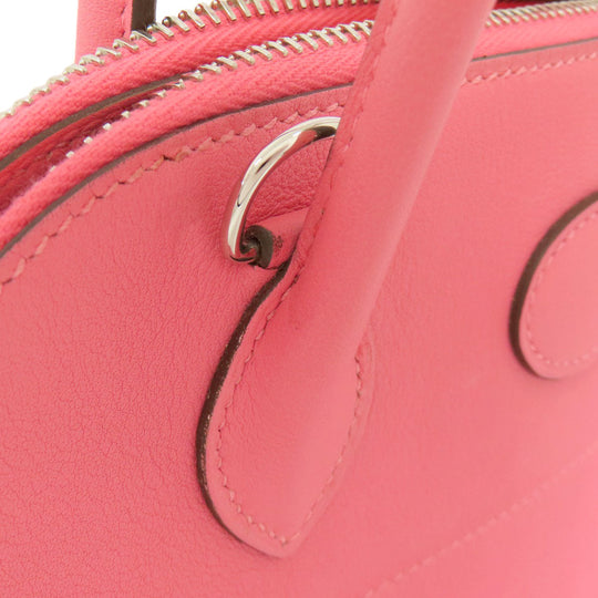 HERMES Handbag Swift pink Bolide 27 Pink SilverMetal
