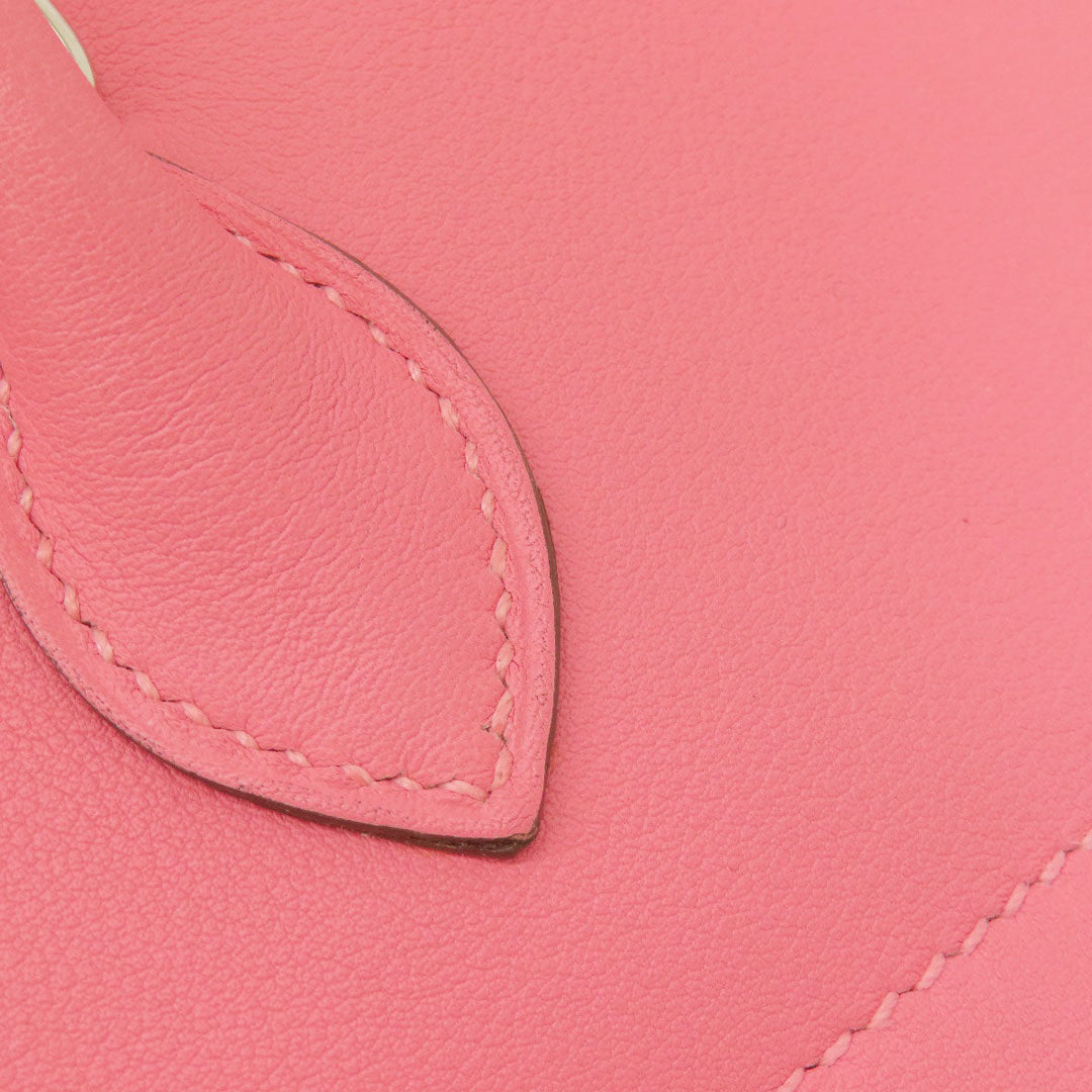 HERMES Handbag Swift pink Bolide 27 Pink SilverMetal