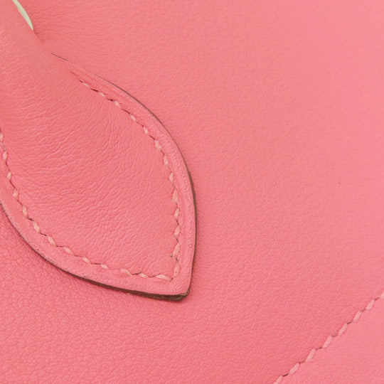 HERMES Handbag Swift pink Bolide 27 Pink SilverMetal