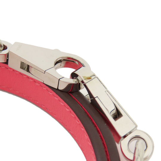 HERMES Handbag Swift pink Bolide 27 Pink SilverMetal