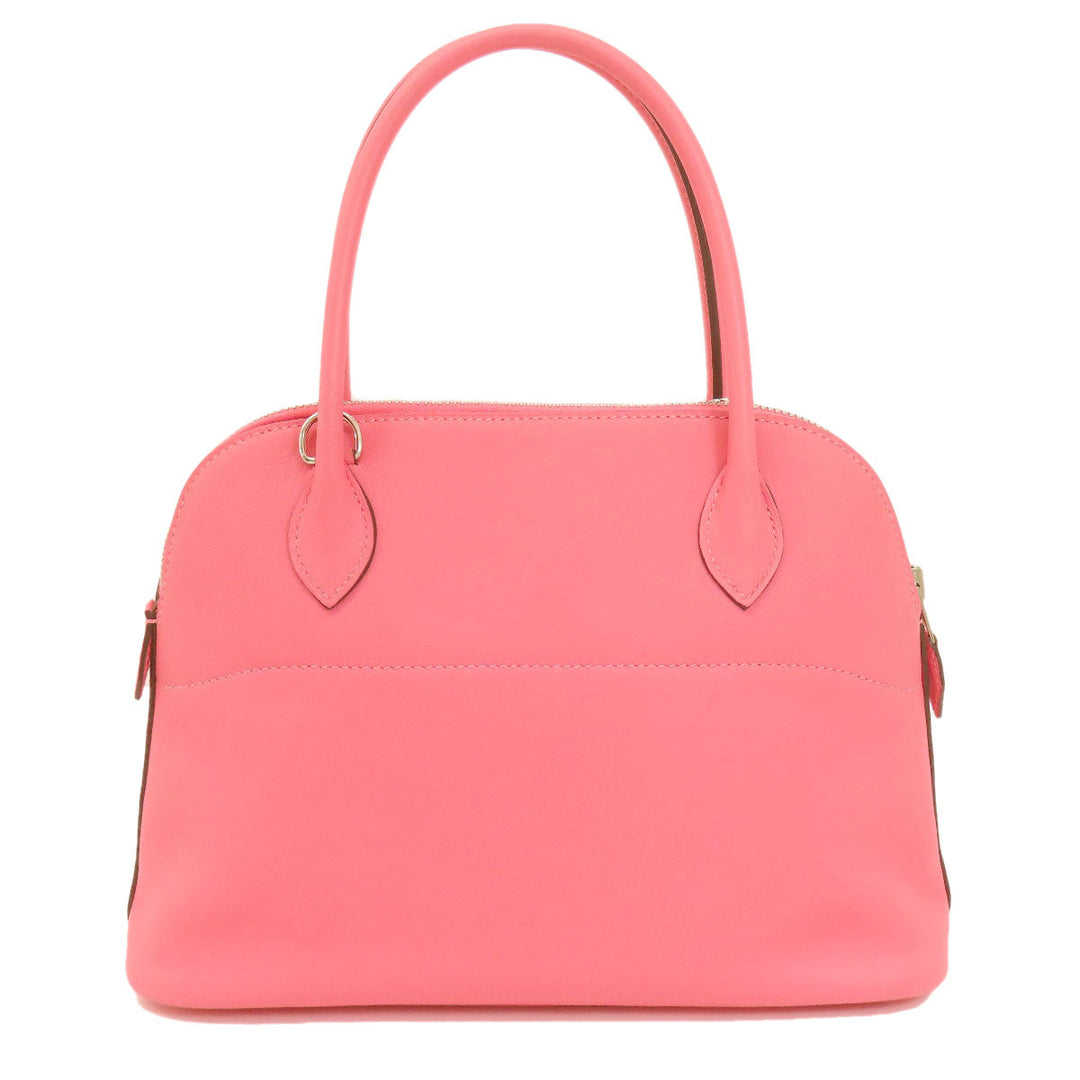 HERMES Handbag Swift pink Bolide 27 Pink SilverMetal
