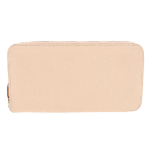 HERMES Long Wallet Purse Togo pink Azap Long Togo Women Used Authentic