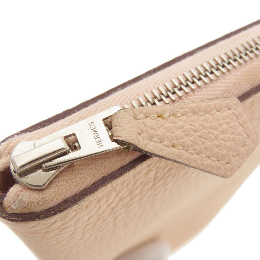 HERMES Long Wallet Purse Togo pink Azap Long Togo Women Used Authentic