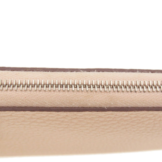 HERMES Long Wallet Purse Togo pink Azap Long Togo Women Used Authentic