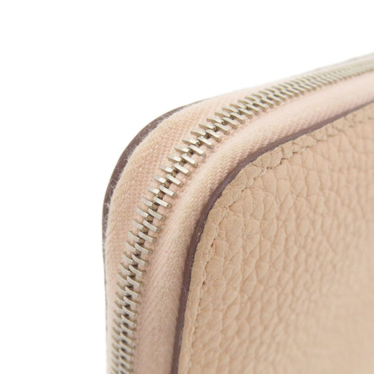 HERMES Long Wallet Purse Togo pink Azap Long Togo Women Used Authentic