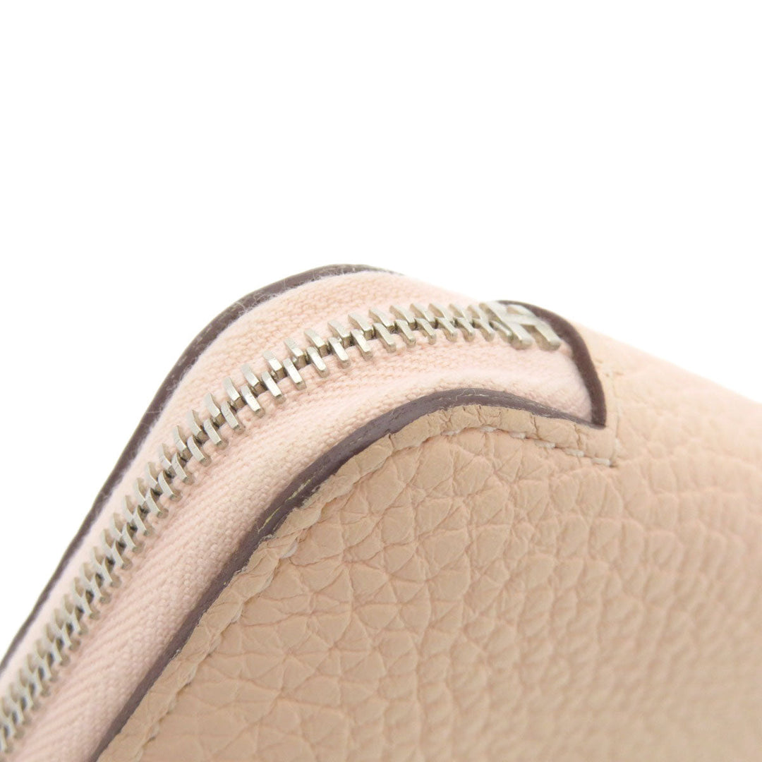 HERMES Long Wallet Purse Togo pink Azap Long Togo Women Used Authentic