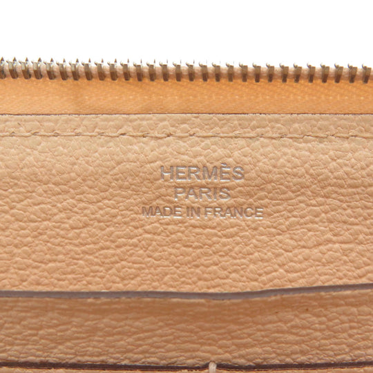 HERMES Long Wallet Purse Togo pink Azap Long Togo Women Used Authentic