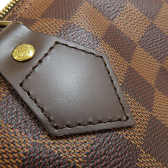 LOUIS VUITTON Boston Duffel bag N41532 Damier canvas Brown Speedy 25 Damier Ebene Women Used Authentic