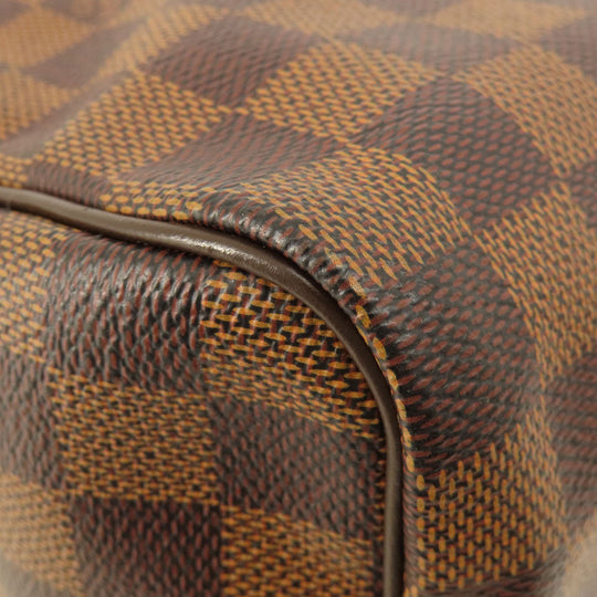 LOUIS VUITTON Boston Duffel bag N41532 Damier canvas Brown Speedy 25 Damier Ebene Women Used Authentic