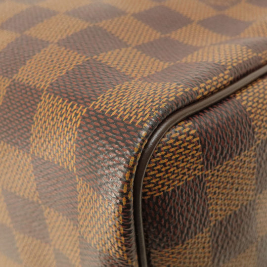LOUIS VUITTON Boston Duffel bag N41532 Damier canvas Brown Speedy 25 Damier Ebene Women Used Authentic