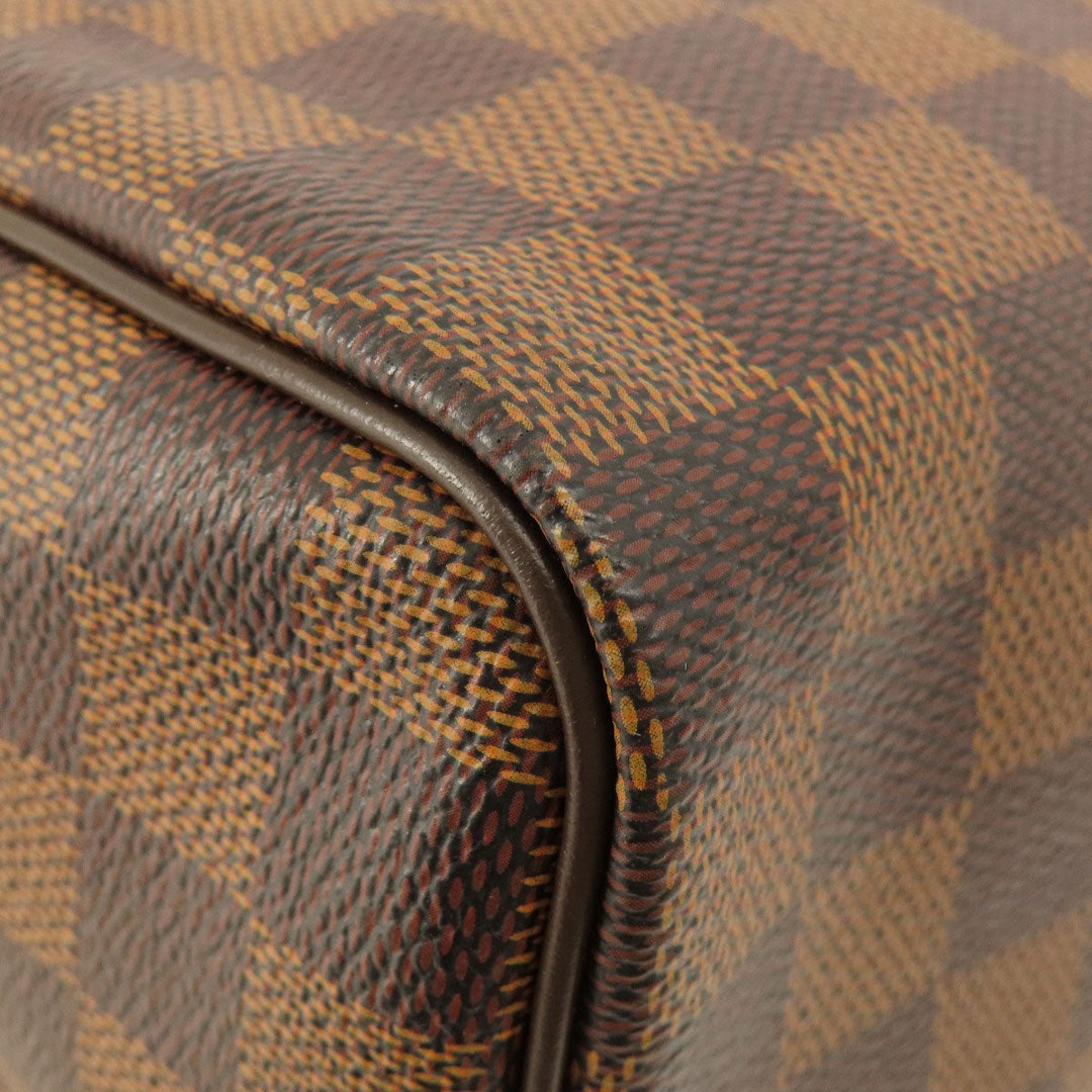 LOUIS VUITTON Boston Duffel bag N41532 Damier canvas Brown Speedy 25 Damier Ebene Women Used Authentic