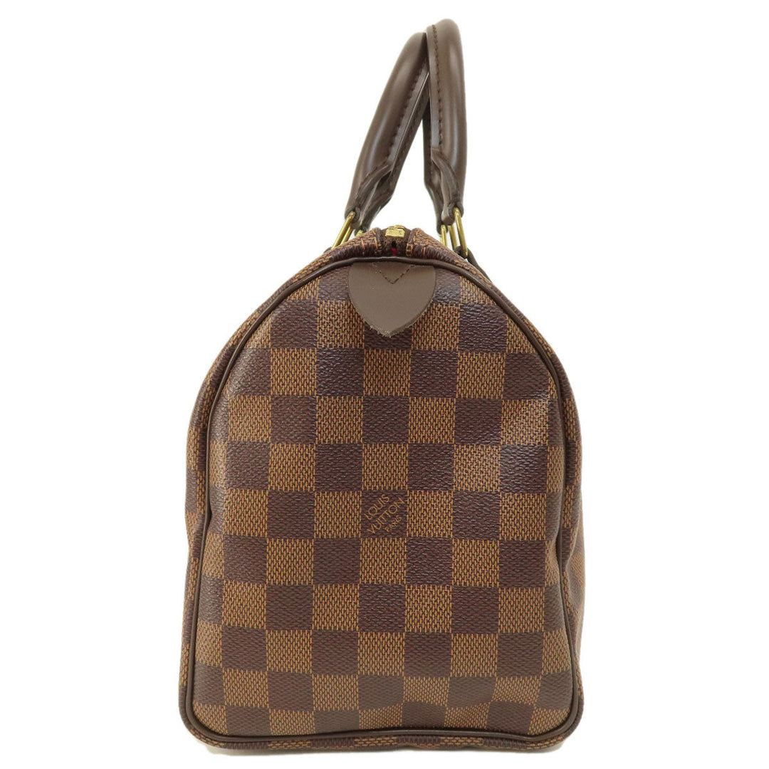LOUIS VUITTON Boston Duffel bag N41532 Damier canvas Brown Speedy 25 Damier Ebene Women Used Authentic