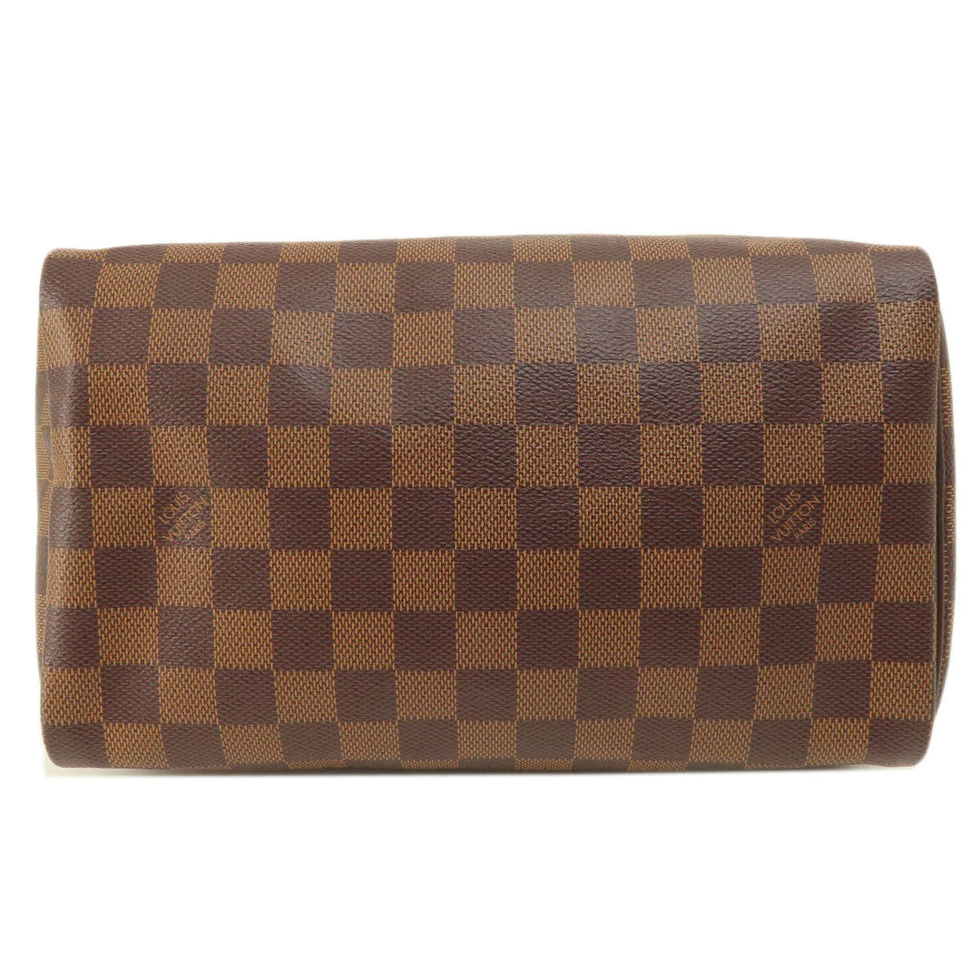 LOUIS VUITTON Boston Duffel bag N41532 Damier canvas Brown Speedy 25 Damier Ebene Women Used Authentic