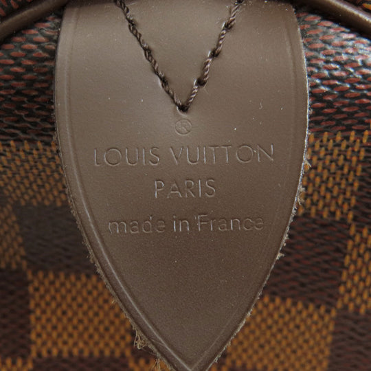 LOUIS VUITTON Boston Duffel bag N41532 Damier canvas Brown Speedy 25 Damier Ebene Women Used Authentic