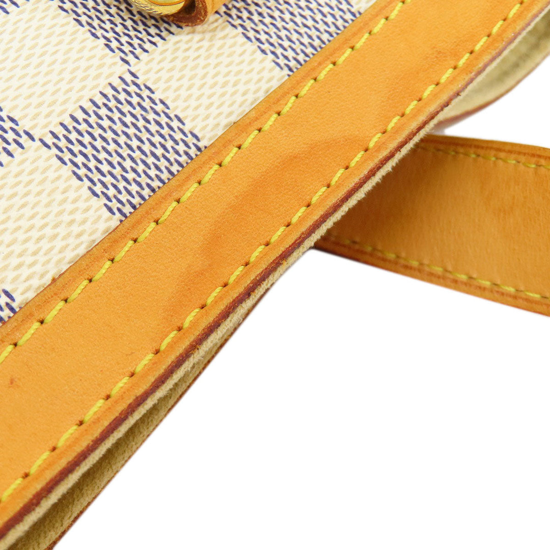 LOUIS VUITTON Tote Bag N51207 Damier canvas white Hamstead PM Damier Azur Women Used Authentic