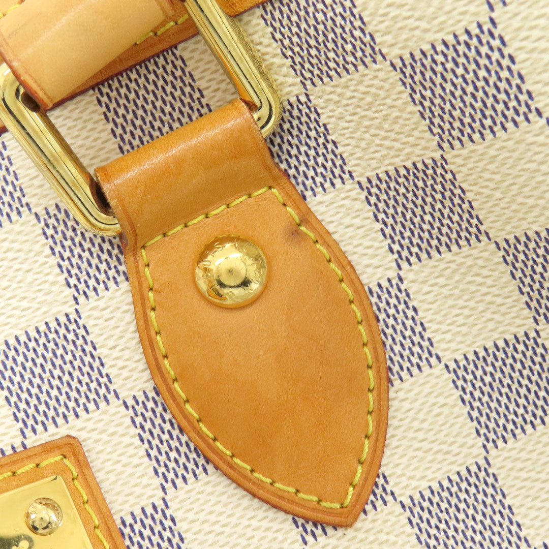 LOUIS VUITTON Tote Bag N51207 Damier canvas white Hamstead PM Damier Azur Women Used Authentic