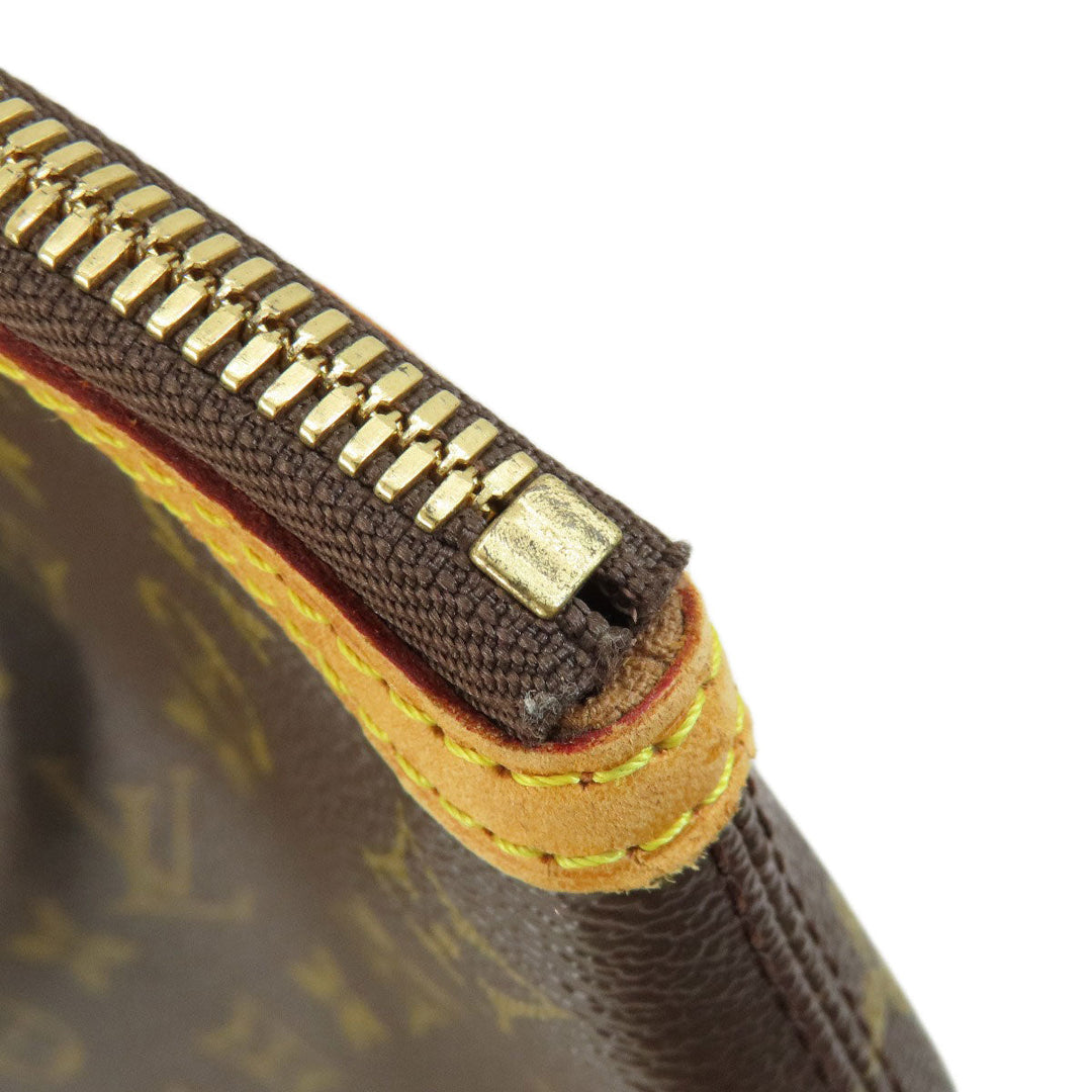 LOUIS VUITTON Tote Bag M40102 Monogram canvas Brown Lockit Monogram