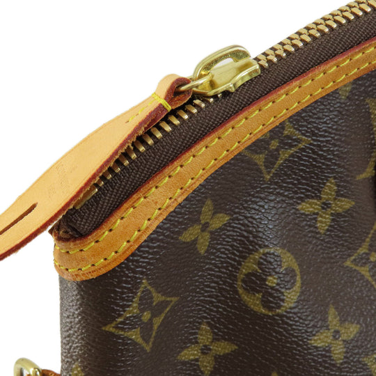 LOUIS VUITTON Tote Bag M40102 Monogram canvas Brown Lockit Monogram