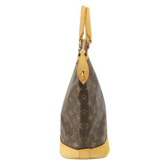LOUIS VUITTON Tote Bag M40102 Monogram canvas Brown Lockit Monogram