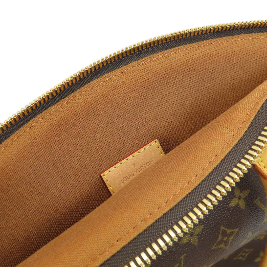 LOUIS VUITTON Tote Bag M40102 Monogram canvas Brown Lockit Monogram