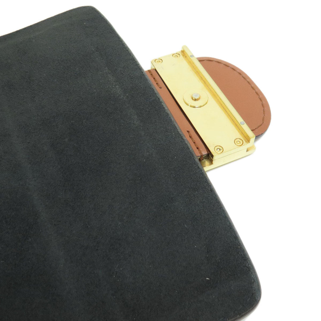 LOUIS VUITTON Shoulder Bag M45959 Monogram reverse Brown Dauphine MINI Monogram Reverse Women Used Authentic