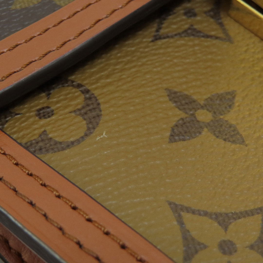 LOUIS VUITTON Shoulder Bag M45959 Monogram reverse Brown Dauphine MINI Monogram Reverse Women Used Authentic