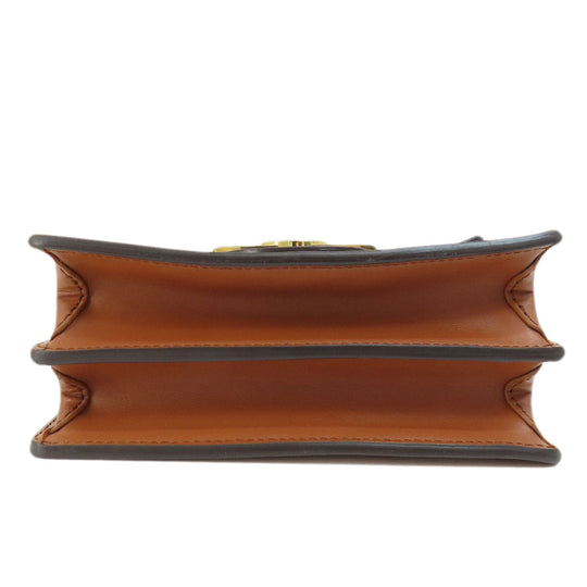LOUIS VUITTON Shoulder Bag M45959 Monogram reverse Brown Dauphine MINI Monogram Reverse Women Used Authentic