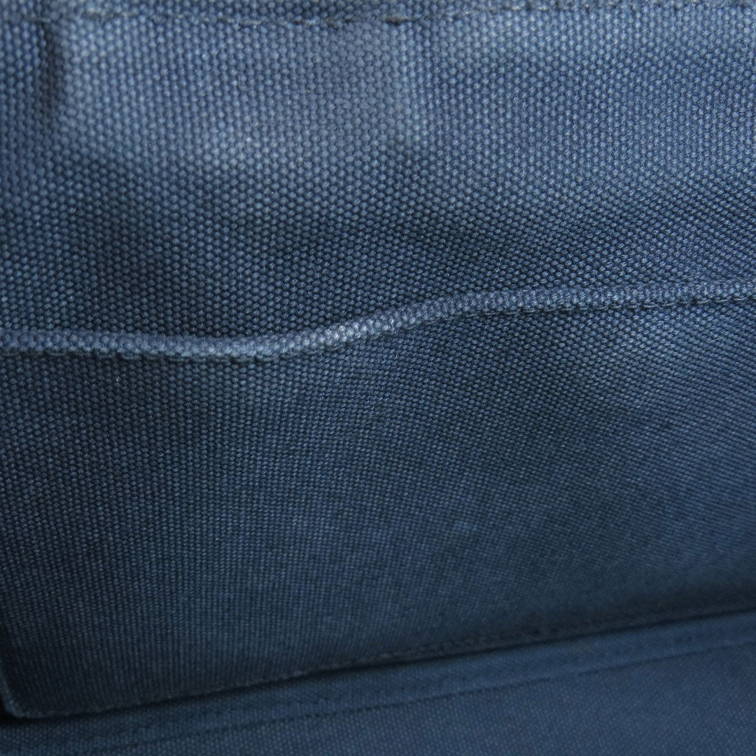 PRADA Handbag 1BG439 canvas Navy Canapa mini 2 WAY Women Used Authentic