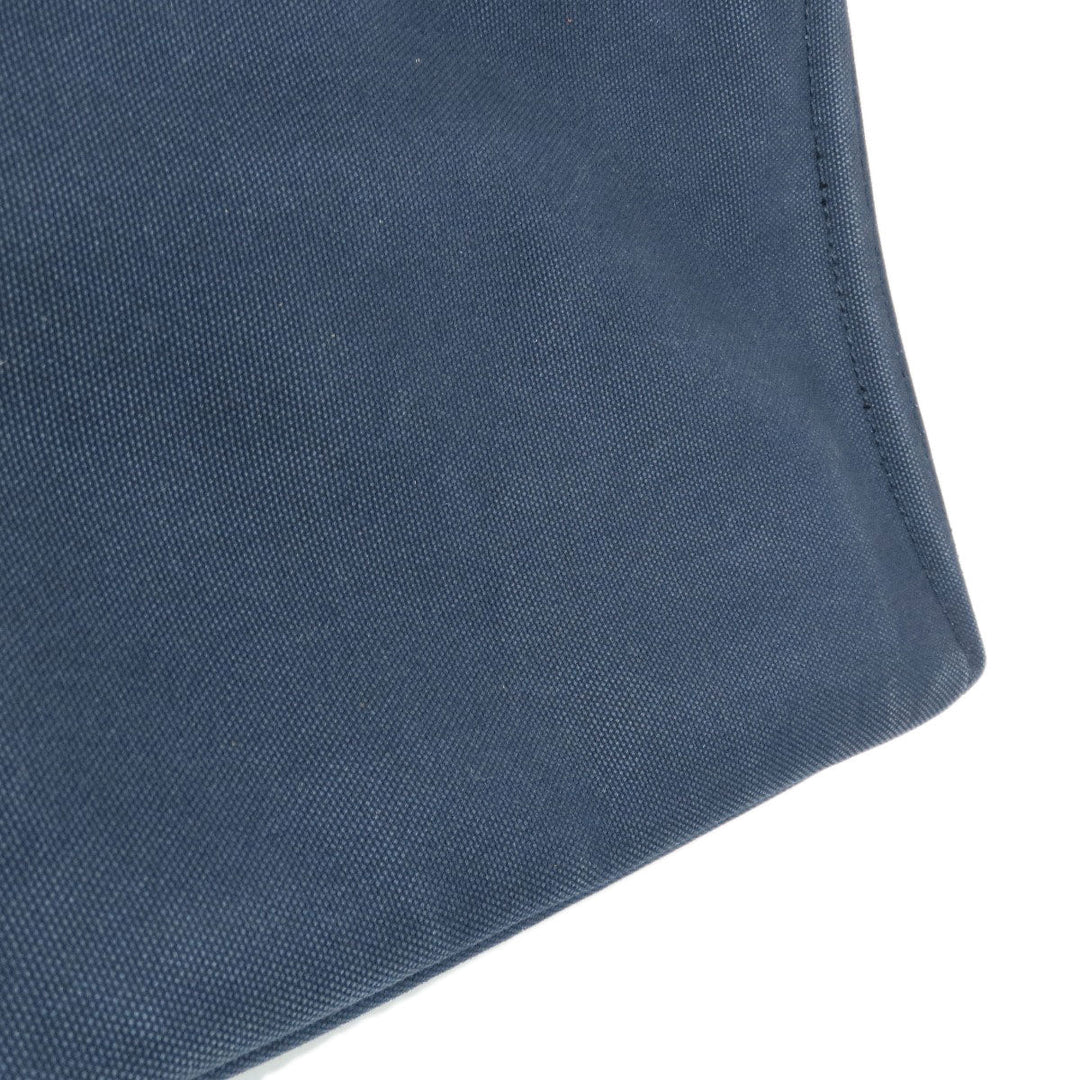 PRADA Handbag 1BG439 canvas Navy Canapa mini 2 WAY Women Used Authentic