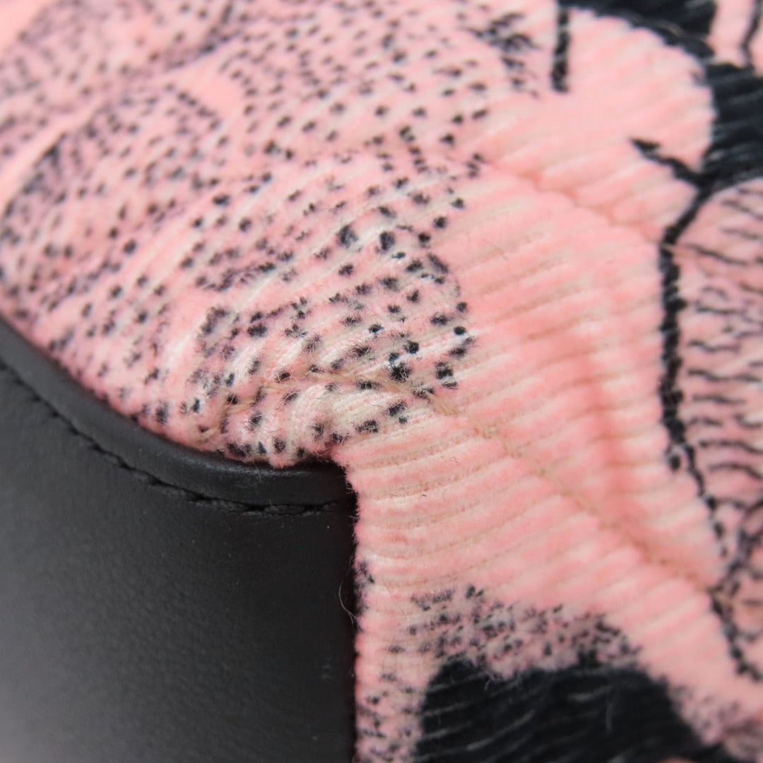 CHANEL Tote Bag cotton pink Camellia ribbon tote Women Used Authentic
