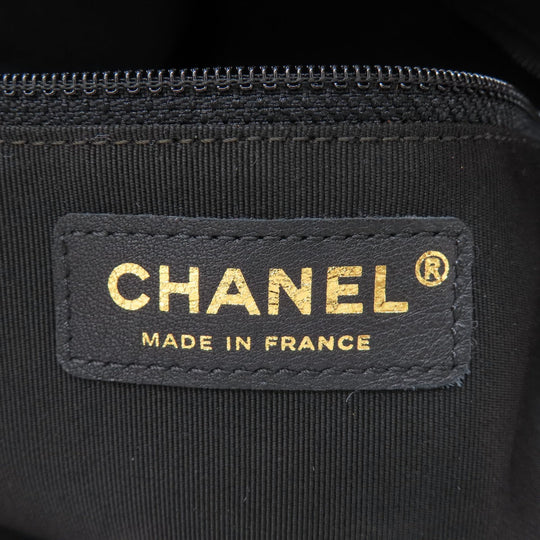 CHANEL Tote Bag cotton pink Camellia ribbon tote Women Used Authentic