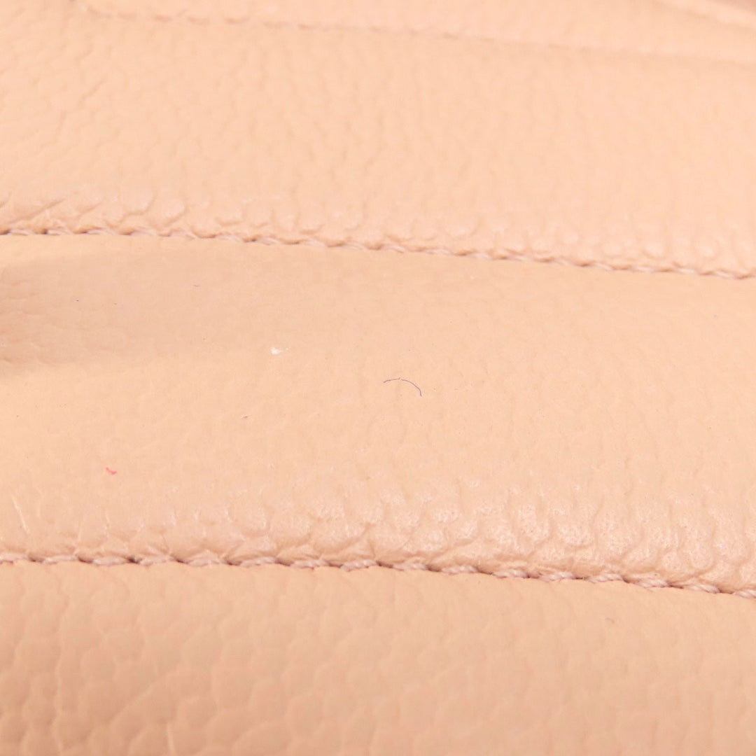 CHANEL Shoulder Bag Grained Calfskin Skin pink ChainShoulder Matelasse SilverMetal