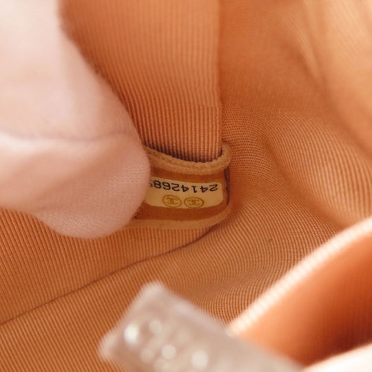 CHANEL Shoulder Bag Grained Calfskin Skin pink ChainShoulder Matelasse SilverMetal