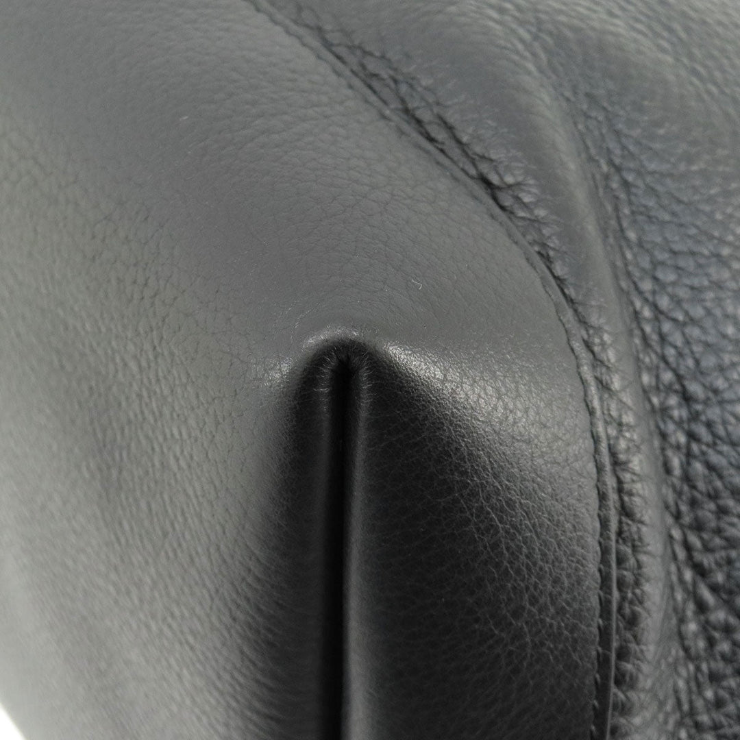 BOTTEGAVENETA Tote Bag Calfskin black Simple design Women Used Authentic