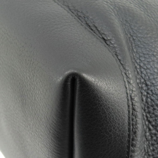 BOTTEGAVENETA Tote Bag Calfskin black Simple design Women Used Authentic