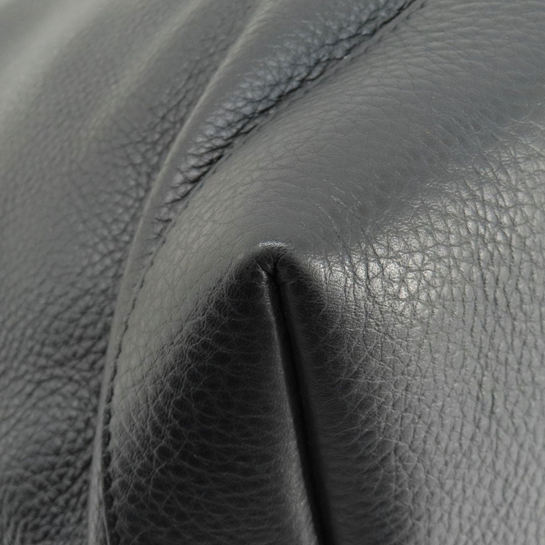 BOTTEGAVENETA Tote Bag Calfskin black Simple design Women Used Authentic