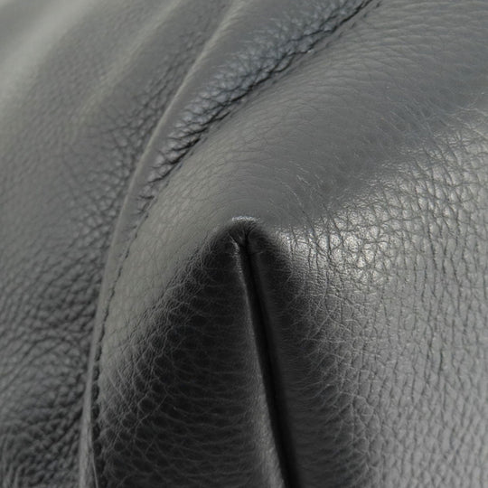 BOTTEGAVENETA Tote Bag Calfskin black Simple design Women Used Authentic