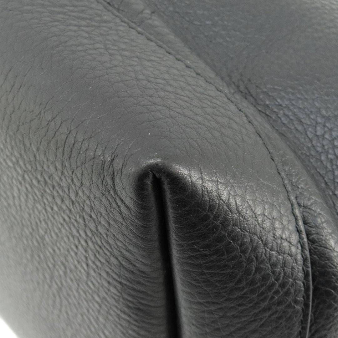 BOTTEGAVENETA Tote Bag Calfskin black Simple design Women Used Authentic