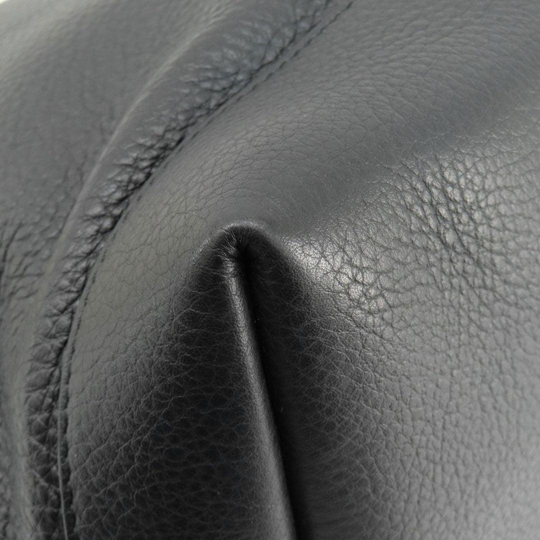 BOTTEGAVENETA Tote Bag Calfskin black Simple design Women Used Authentic