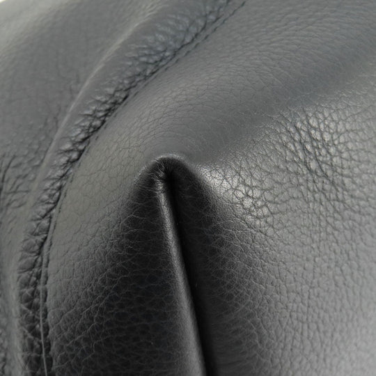 BOTTEGAVENETA Tote Bag Calfskin black Simple design Women Used Authentic
