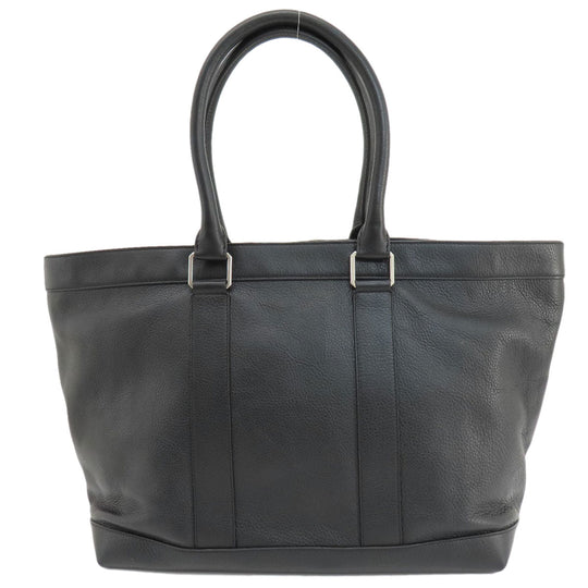BOTTEGAVENETA Tote Bag Calfskin black Simple design Women Used Authentic